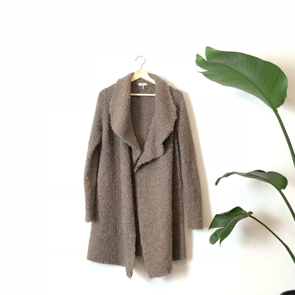 🍂 PERFECT FOR FALL: Joie Yanet Drape Front Long Cardigan - Picture 3 of 5